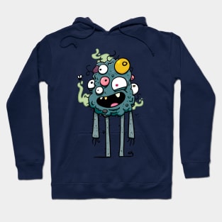 Belly Button Lint Monster Hoodie